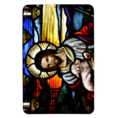 Guter Schäferhund verklebtes Glass Magnet (Vertikal)