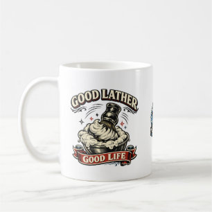 Guter Schaum, gutes Leben Becher Kaffeetasse