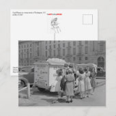 Guter Spaß Eiskrem LKW Postkarte (Vorne/Hinten)