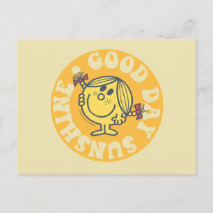 Guter Tag Kleine Miss Sonne Postkarte