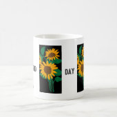 Guter Text Gelbe Blume Klassische Tasse (Mittel)