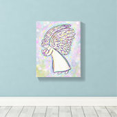 Guter Wächter Angel Gemälde Wrapped Canvas Art Leinwanddruck (Insitu (Holzboden))