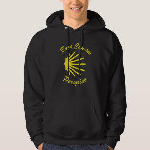 Guter Weg Pilger Santiago Gelbe Kammmuschel Hoodie
