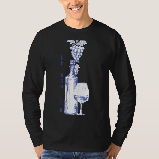 Guter Wein T-Shirt (Vorderseite)