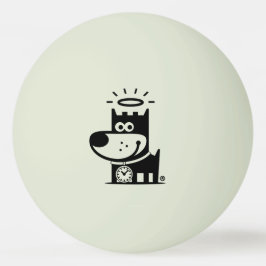 GUTER WELPE Klingeln Pong Ball. Glühen in der Tischtennisball