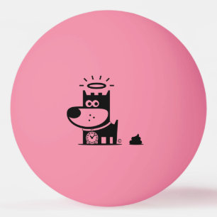 GUTER WELPE Klingeln Pong Ball. SHH… GESCHIEHT E Tischtennisball