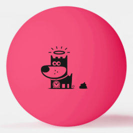 GUTER WELPE Klingeln Pong Ball. SHH… GESCHIEHT ER. Tischtennisball
