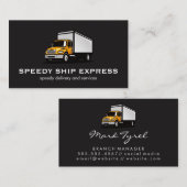 Güterkraftverkehr Visitenkarte (Vorne/Hinten)