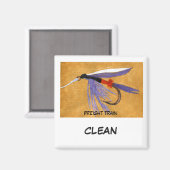"Güterzug" Dish Washer Status Magnet (Vorderseite/Rückseite)