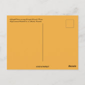 Güterzug durch Morants Kurve Alberta Postkarte (Rückseite)