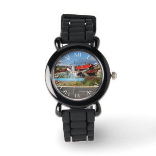 Güterzug in Linz am Rhein Armbanduhr