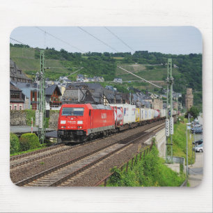 Güterzug in Oberwesel Mousepad