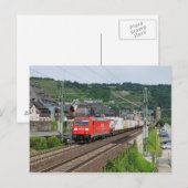 Güterzug in Oberwesel Postkarte (Vorne/Hinten)