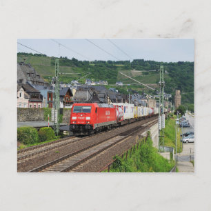 Güterzug in Oberwesel Postkarte