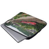 Güterzug in St. Goar Laptopschutzhülle (Vorne Knopf)