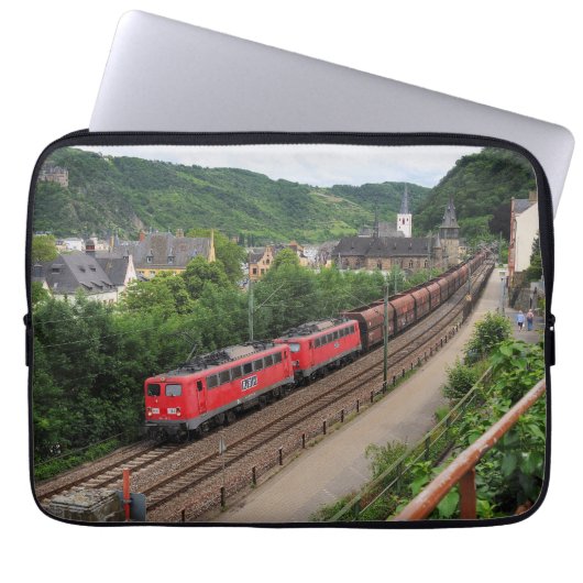 Güterzug in St. Goar Laptopschutzhülle (Vorderseite)