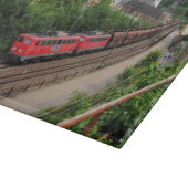 Güterzug in St. Goar Schneidebrett (Ecke)