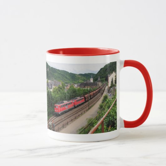 Güterzug in St. Goar Tasse (Rechts)