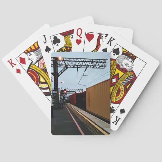 Güterzug Spielkarten (Rückseite)