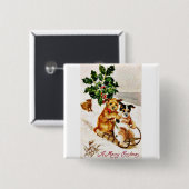 Gutes altes Weihnachten Button (Vorne & Hinten)