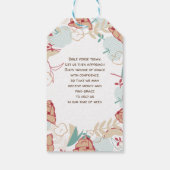 Gutes Apple Pies-Zitat Geschenkanhänger (Rückseite)