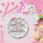 Gutes Apple Pies-Zitat Pappteller (Party)
