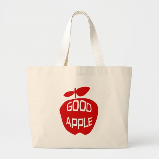 Gutes Apple Total Sweetheart Red Logo Jumbo Stoffbeutel (Vorne)