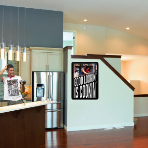 Gutes Aussehen ist das Kochen des sonnigen Koch Va Poster