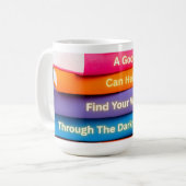 Gutes Buch Kaffeetasse (Vorderseite Links)
