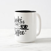 gutes Buch und eine warme Tasse Kaffee (VorderseiteRechts)