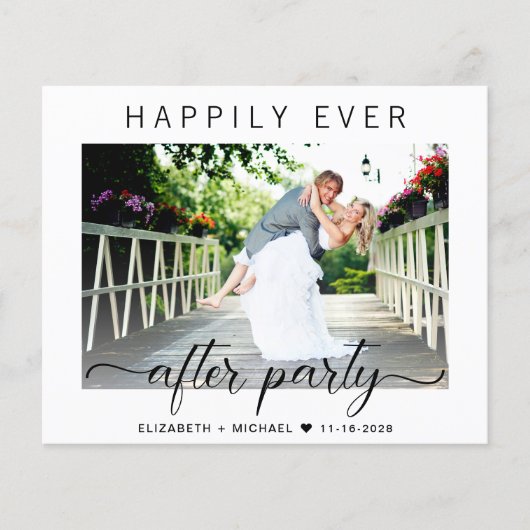 Gutes Budget nach der Hochzeit im Foto (Vorderseite)