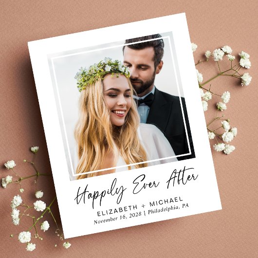 Gutes Budget nach der Hochzeit im Foto