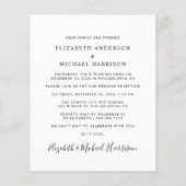 Gutes Budget nach der Hochzeit im Foto Flyer (Hinten)