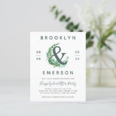 Gutes Budget nach Hochzeitsempfang (Stehend Vorderseite)