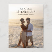 Gutes Budget nach Party Foto Hochzeit (Rückseite)