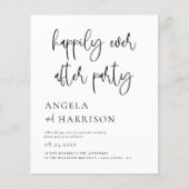 Gutes Budget nach Party Foto Hochzeit (Vorderseite)