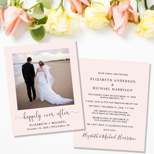 Gutes Budget nach rosa Hochzeitsempfang