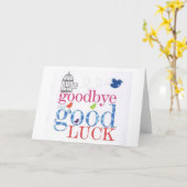 **GUTES BYY** UND **VIEL GLÜCK** KARTE (Gelbe Blume)