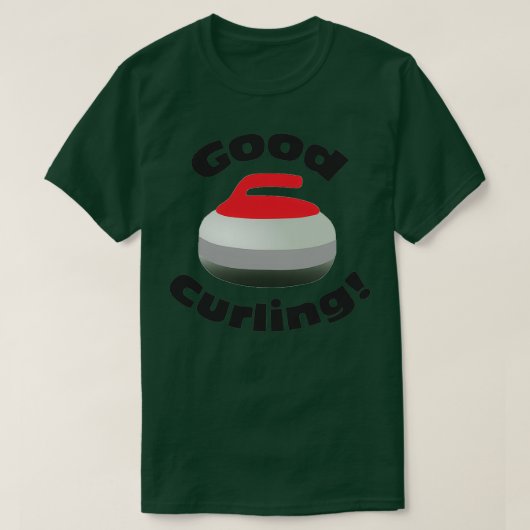 Gutes Curling T-Shirt (Design vorne)