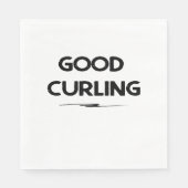 Gutes Curlingspapier Napkin Serviette (Vorderseite)