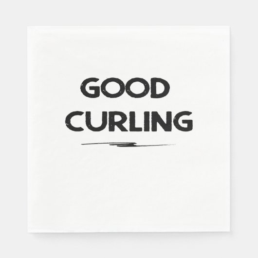 Gutes Curlingspapier Napkin Serviette (Vorderseite)