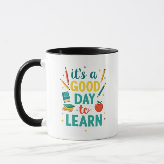 Gutes Design für Schule und Lehrer Tasse (Links)