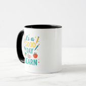 Gutes Design für Schule und Lehrer Tasse (Vorderseite Links)