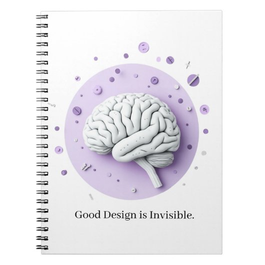 Gutes Design ist unsichtbar Notizblock (Vorderseite)