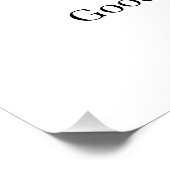 Gutes Design ist unsichtbar Poster (Ecke)