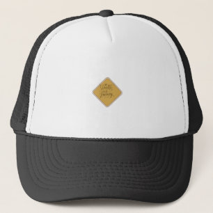 Gutes Design Manifestiere deinen Reichtum gelb Truckerkappe