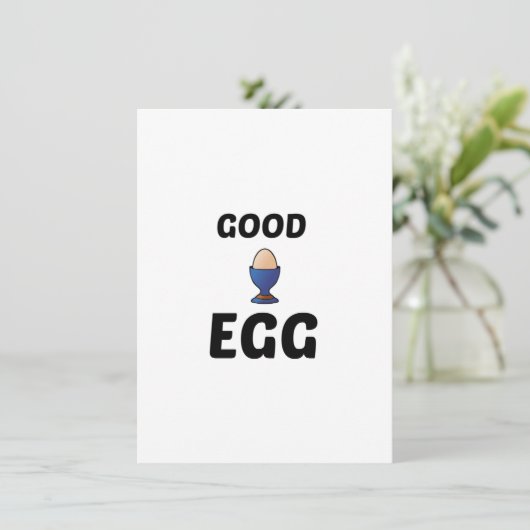 GUTES EGG DANKESKARTE (Stehend Vorderseite)