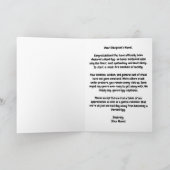 Gutes Ei Wertschätzung - Funny Danke (Innenseite)