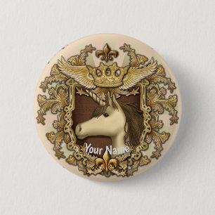 Gutes Einhorn-Anstecknadel Button