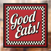 GUTES ESSEN! FENSTERAUFKLEBER (Blatt 2)